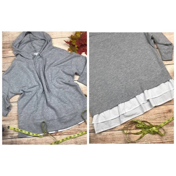 Caslon Sweaters - Caslon hoodie | white ruffles in back | Nordstrom
